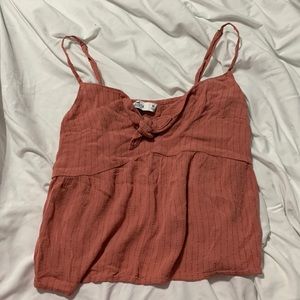 Hollister front tie shirt